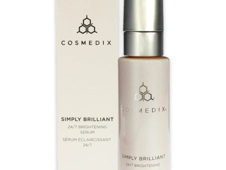 CosMedix Simply Brilliant 24-7 Brightening Serum by CosMedix for Unisex - 1 oz Serum Sale