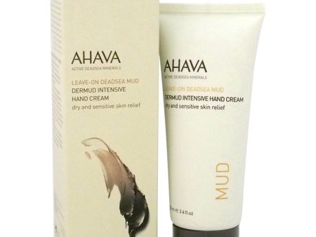 AHAVA Leave-On Deadsea Mud Dermud Intensive Hand Cream - Dry & Sensitive Skin Relief by AHAVA for Unisex - 3.4 oz Hand Cream Online Sale