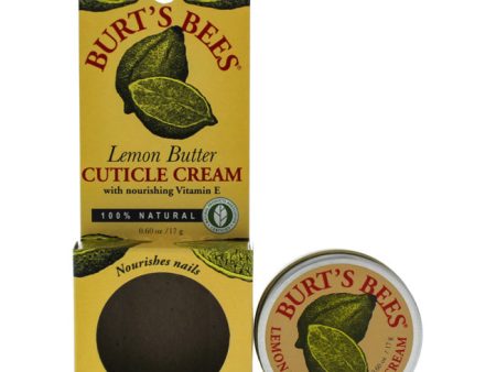 Burts Bees Lemon Butter Cuticle Cream by Burts Bees for Unisex - 0.6 oz Cuticle Cream Online Hot Sale