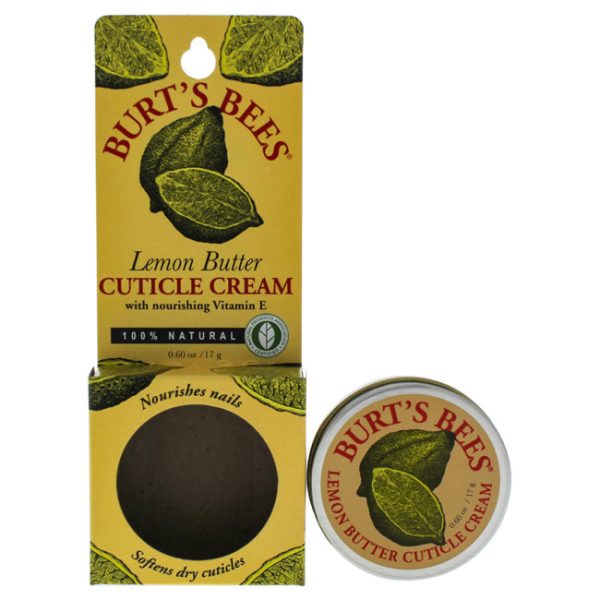 Burts Bees Lemon Butter Cuticle Cream by Burts Bees for Unisex - 0.6 oz Cuticle Cream Online Hot Sale