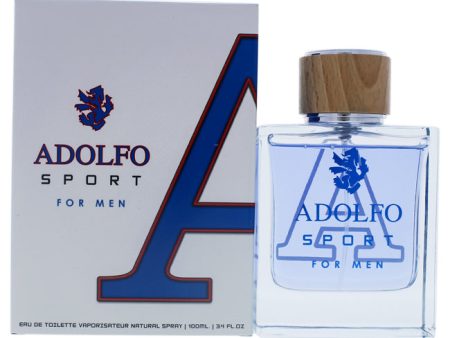 Adolfo Dominguez Adolfo Sport by Adolfo Dominguez for Men - 3.4 oz EDT Spray Online Hot Sale