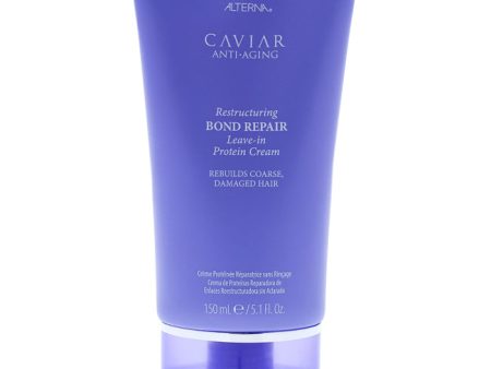 Alterna Caviar Anti-Aging Restructuring Bond Repair Leave-In Protein Cream by Alterna for Unisex - 5.1 oz Cream Online Sale