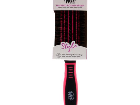 Wet Brush Hi-Speed Round Style Medium Brush - Pink by Wet Brush for Unisex - 1 Pc Hair Brush Hot on Sale