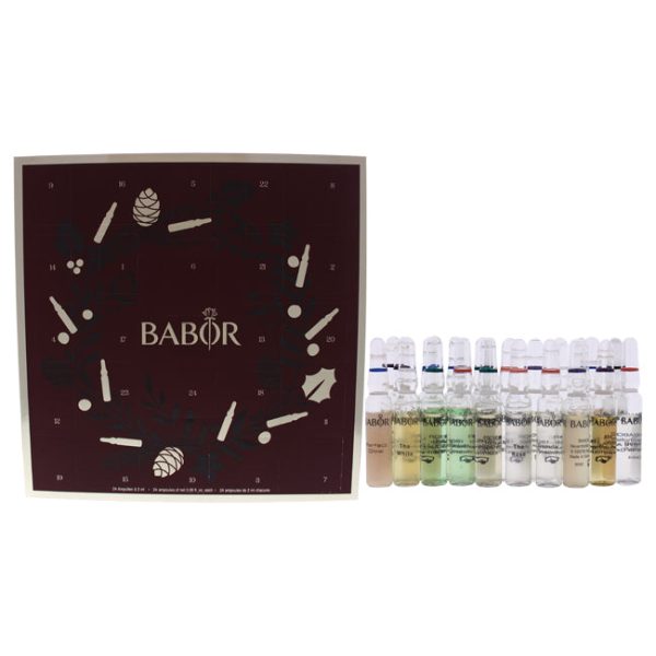 Babor Advent Calendar Limited Edition by Babor for Women - 24 x 2 ml Ampoules Algae Vitalizer, Perfect Glow, Beauty Rescue, Active Night, 3D Firming, Lift Express, Grand Cru The Rose, Grand Cru The White, Grand Cru The Black Online