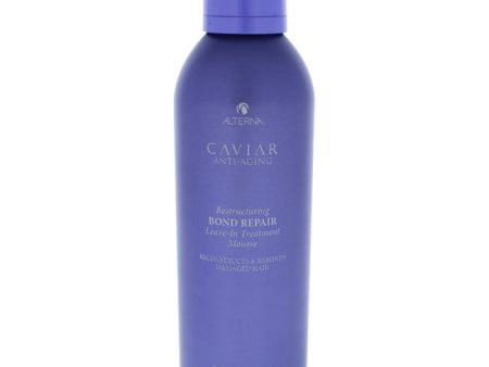 Alterna Caviar Anti-Aging Restructuring Bond Repair Leave-In Treatment Mousse by Alterna for Unisex - 8.5 oz Mousse Online