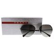 Prada Prada SPS 57R 1BC-0A7 - Silver Grey Gradient by Prada for Men - 59-16-135 mm Sunglasses Discount