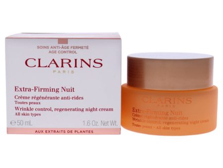 Clarins Extra-Firming Night Regenerating Cream by Clarins for Unisex - 1.6 oz Cream Online now