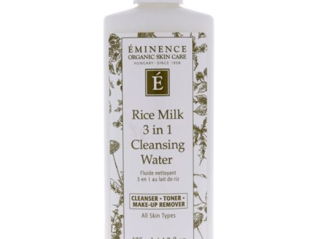 Eminence Rice Milk 3-In-1 Cleansing Water by Eminence for Women - 4.2 oz Cleanser on Sale