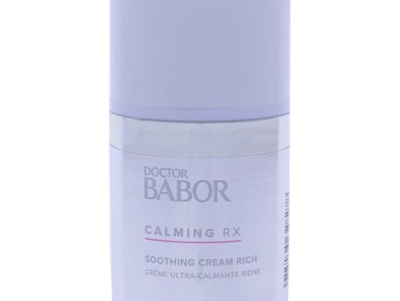 Babor Calming Rx Soothing Cream Rich by Babor for Women - 1.7 oz Cream Discount