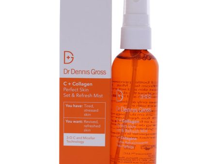 Dr. Dennis Gross C Plus Collagen Perfect Skin Set and Refresh Mist by Dr. Dennis Gross for Unisex - 3 oz Mist Online Sale