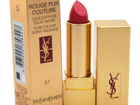 Yves Saint Laurent Rouge Pur Couture Pure Colour Satiny Radiance Lipstick - 57 Pink Rhapsody by Yves Saint Laurent for Women - 0.13 oz Lipstick For Cheap