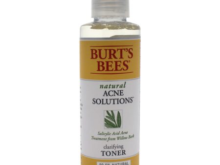 Burts Bees Natural Acne Solutions Clarifying Toner by Burts Bees for Unisex - 5 oz Toner Hot on Sale