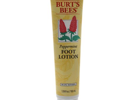 Burts Bees Peppermint Foot Lotion by Burts Bees for Unisex - 3.38 oz Lotion Online Sale