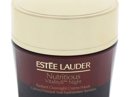 Estee Lauder Nutritious Vitality8 Radiant Overnight Cream by Estee Lauder for Women - 1.7 oz Mask (Tester) Discount