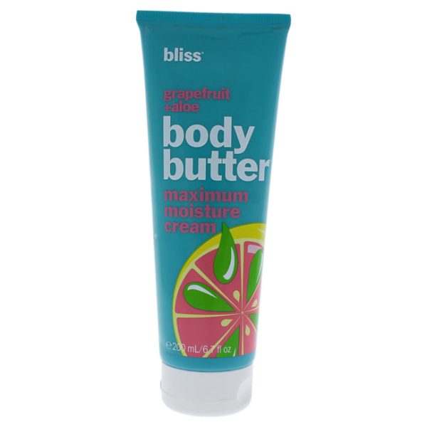 Bliss Grapefruit + Aloe Body Butter by Bliss for Unisex - 6.7 oz Cream For Discount