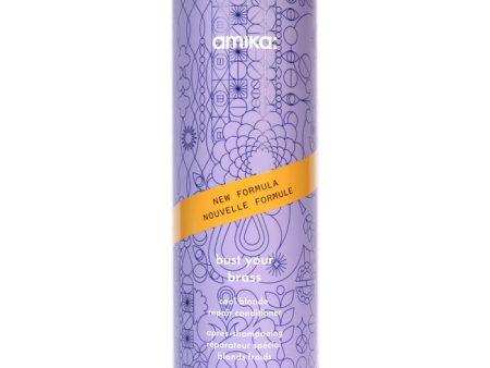 Amika Bust Your Brass Cool Blonde Conditioner by Amika for Unisex - 33.8 oz Conditioner Online Sale