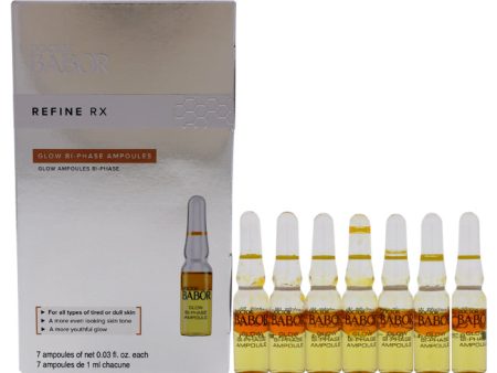 Babor Doctor Babor Refine RX Glow Bi-Phase Ampoules by Babor for Women - 7 x 1 ml Treatment Online Hot Sale