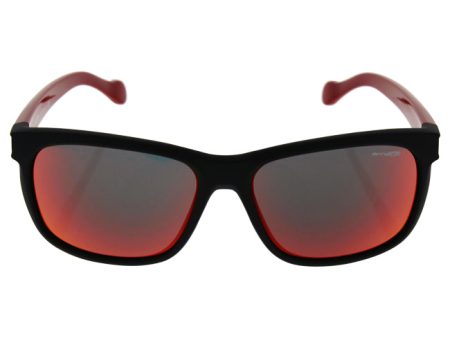 Arnette Arnette AN 4196 2242 6Q Slacker - Fuzzy Black Red by Arnette for Men - 56-19-135 mm Sunglasses Supply