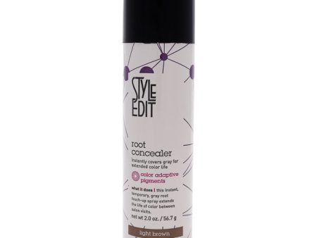 Style Edit Root Concealer Touch Up Spray - Light Brown by Style Edit for Unisex - 2 oz Hair Color Sale