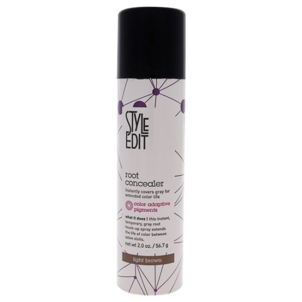 Style Edit Root Concealer Touch Up Spray - Light Brown by Style Edit for Unisex - 2 oz Hair Color Sale