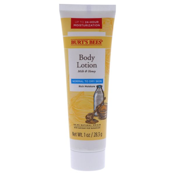 Burts Bees Milk and Honey Body Lotion by Burts Bees for Unisex - 1 oz Body Lotion For Sale