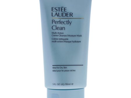 Estee Lauder Perfectly Clean Multi-Action Creme Cleanser Moisture Mask - All Skin Types by Estee Lauder for Unisex - 5 oz Cleanser For Discount