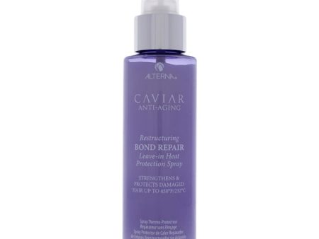 Alterna Caviar Anti-Aging Restructuring Bond Repair Leave-In Heat Protection Spray by Alterna for Unisex - 4.2 oz Treatment For Discount