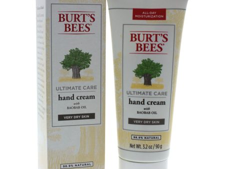 Burts Bees Ultimate Care Hand Cream by Burts Bees for Unisex - 3.2 oz Hand Cream on Sale