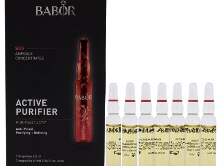 Babor Active Purifier Ampoule Serum Concentrates by Babor for Women - 7 x 0.06 oz Serum Online