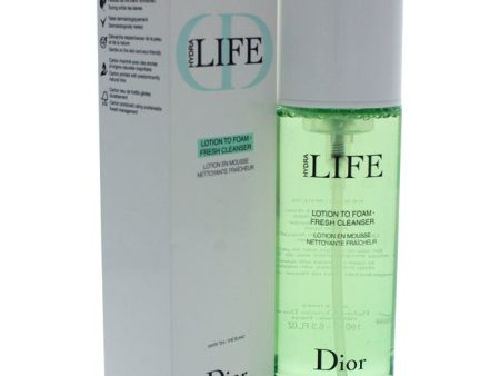 Christian Dior Hydra Life Lotion To Foam Fresh Cleanser by Christian Dior for Women - 6.3 oz Cleanser For Sale