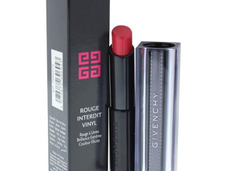 Givenchy Rouge Interdit Vinyl Lipstick - # 10 Rouge Provocant by Givenchy for Women - 0.11 oz Lipstick Hot on Sale