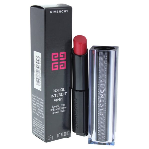 Givenchy Rouge Interdit Vinyl Lipstick - # 10 Rouge Provocant by Givenchy for Women - 0.11 oz Lipstick Hot on Sale