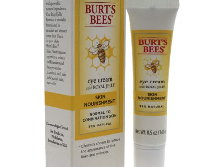 Burts Bees Skin Nourishment Eye Cream by Burts Bees for Unisex - 0.5 oz Eye Cream Fashion