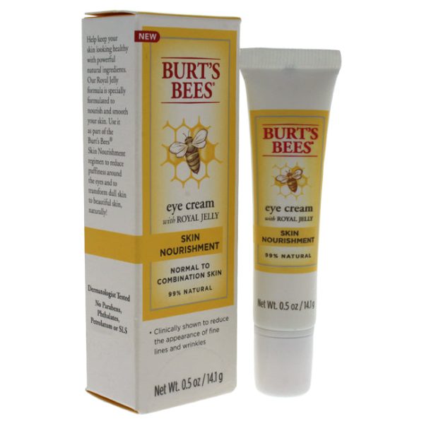 Burts Bees Skin Nourishment Eye Cream by Burts Bees for Unisex - 0.5 oz Eye Cream Fashion