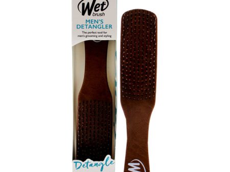 Wet Brush Mens Detangler Brush - Brown Leather by Wet Brush for Men - 1 Pc Hair Brush For Sale