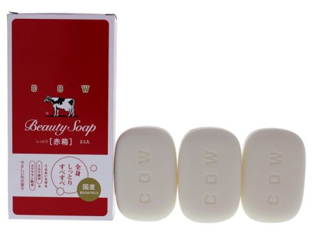 Cow Brand Beauty Soap Red by Cow Brand for Women - 3 x 3.5 oz Soap on Sale