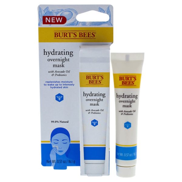 Burts Bees Hydrating Overnight Mask by Burts Bees for Unisex - 0.57 oz Mask For Sale