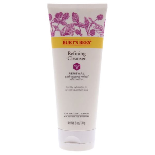 Burts Bees Renewal Refining Cleanser by Burts Bees for Unisex - 6 oz Cleanser For Cheap