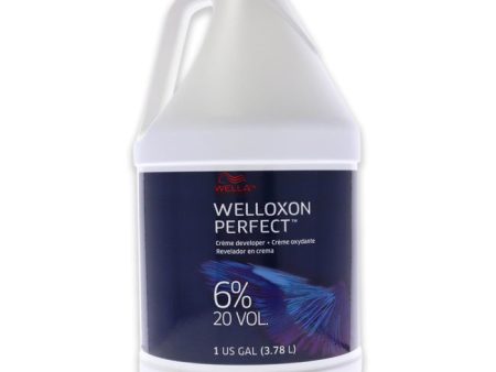 Wella Welloxon Perfect 6 Percent 20 Volume Cream Developer by Wella for Unisex - 1 Gallon Treatment Online Sale