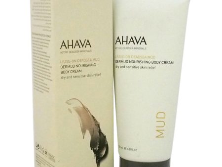 AHAVA Leave-On Deadsea Mud Dermud Nourishing Body Cream - Dry and Sensitive Skin Relief by AHAVA for Unisex - 6.8 oz Body Cream Online Hot Sale