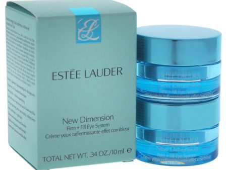 Estee Lauder New Dimension Firm + Fill Eye System by Estee Lauder for Women - 0.34 oz Treatment For Discount