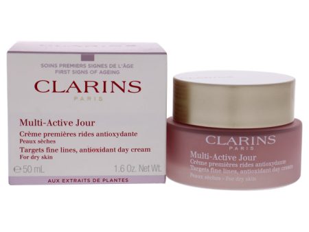 Clarins Multi-Active Day Cream - Dry Skin by Clarins for Unisex - 1.6 oz Cream For Sale