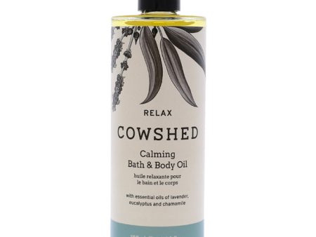 Cowshed Relax Calming Bath and Body Oil by Cowshed for Unisex - 3.38 oz Body Oil Online now