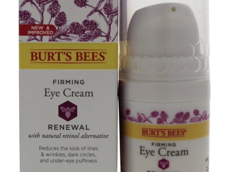 Burts Bees Renewal Smoothing Eye Cream by Burts Bees for Unisex - 0.5 oz Eye Cream Fashion