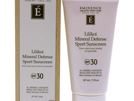 Eminence Lilikoi Mineral Defense Sport SPF 30 by Eminence for Unisex - 5 oz Sunscreen Discount