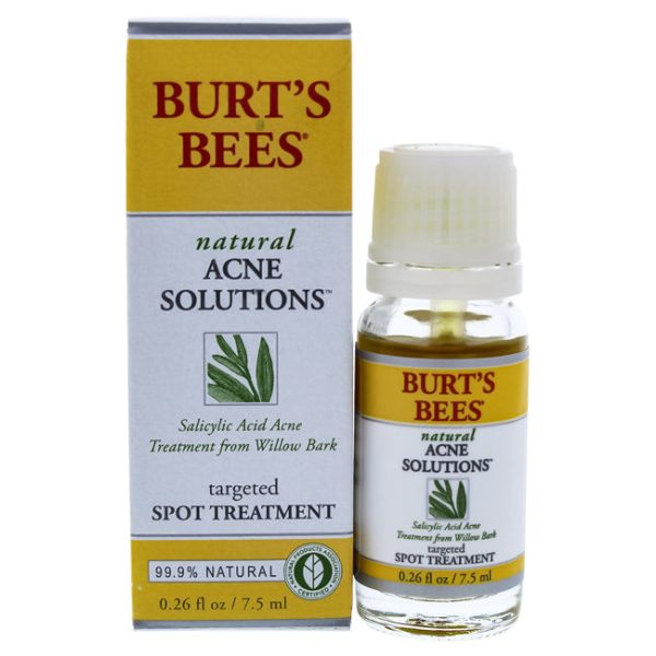 Burts Bees Natural Acne Solutions Targeted Spot Treatment by Burts Bees for Unisex - 0.26 oz Treatment Supply