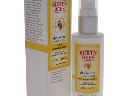 Burts Bees Skin Nourishment Day Lotion SPF 15 by Burts Bees for Unisex - 2 oz Lotion Online now