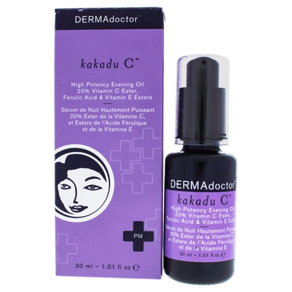 DERMAdoctor Kakadu C High Potency Evening Oil by DERMAdoctor for Women - 1.01 oz Oil Supply