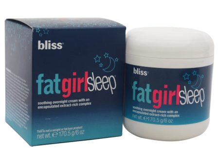 Bliss Fat Girl Sleep by Bliss for Women - 6 oz Cream Online Hot Sale