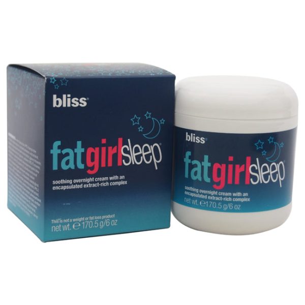 Bliss Fat Girl Sleep by Bliss for Women - 6 oz Cream Online Hot Sale